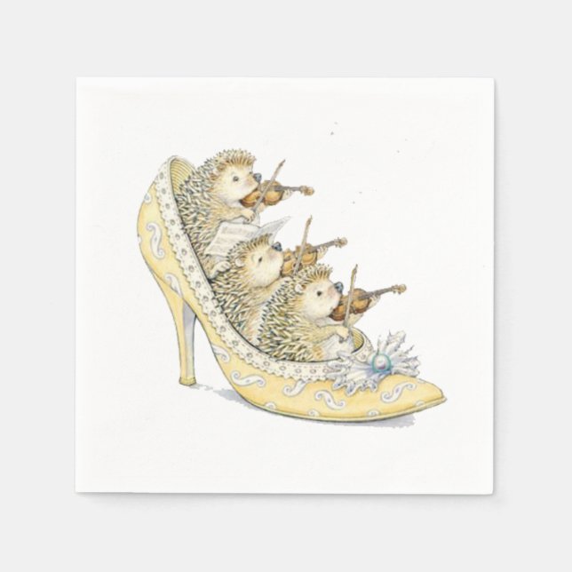 Guardanapo De Papel Orquestra de Tiny Hedgehog (Frente)