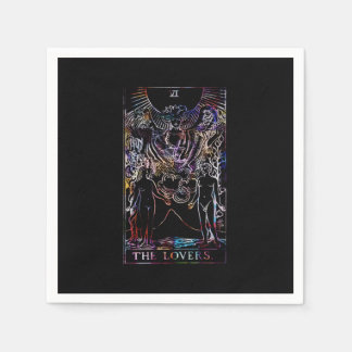 Guardanapo De Papel Os Amantes Tarot Card Wedkin