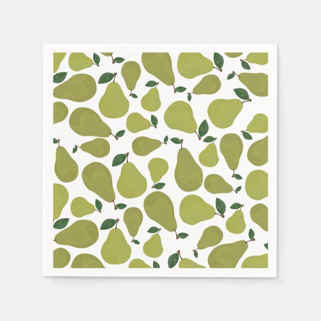 Guardanapo De Papel Os casais sortudos de pera (Frente)