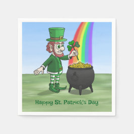 Guardanapo De Papel Os Leprechauns Feliz Dia de São Patrício
