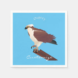Guardanapo De Papel Osprey Hawk Raptor Thunder_Cove