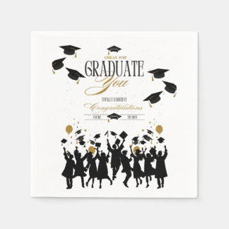 Guardanapo De Papel Ótimo Trabalho, Graduado! Hora de Celebrar Festa