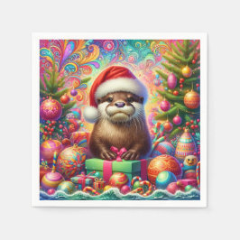 Guardanapo De Papel Otter Natal
