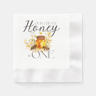 Guardanapo De Papel Our Little Honey is One napkin