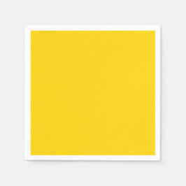 Guardanapo De Papel Ouro Amarelo Sólido Quente