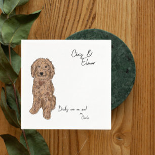 Guardanapo De Papel Ouro Cachorro Cachorro Cachorro Napkin para o casa