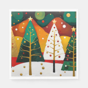 Guardanapo De Papel Ouro Holiday Grove