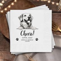 Ouro Retriever Dog Personalizado Cheque