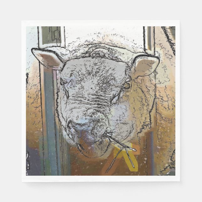 GUARDANAPO DE PAPEL OVINO (Frente)