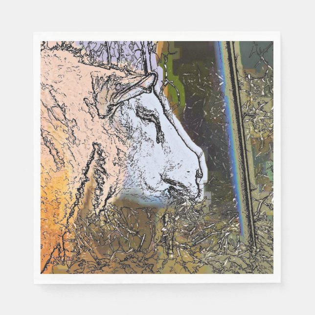 GUARDANAPO DE PAPEL OVINO (Frente)