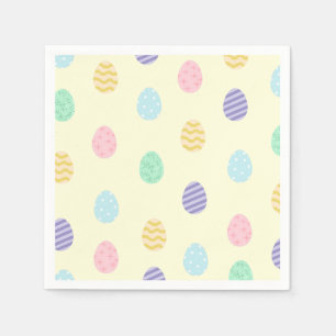 Guardanapo De Papel Ovo de Páscoa em Pastel Yellow Napkins