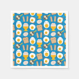 Guardanapo De Papel Ovos De Kawaii Para Café Da Manhã