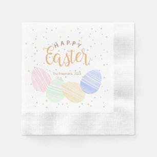 Guardanapo De Papel Ovos de Páscoa Pastel Personalizados Napkins