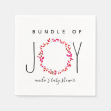 Pacote De Joy Girly Greenery Chá de fraldas