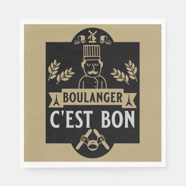 Guardanapo De Papel padeiros e cozedura (Frente)