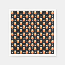 Guardanapo De Papel Padrão Aperol Spritz