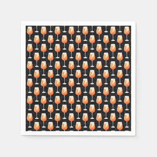 Guardanapo De Papel Padrão Aperol Spritz (Frente)
