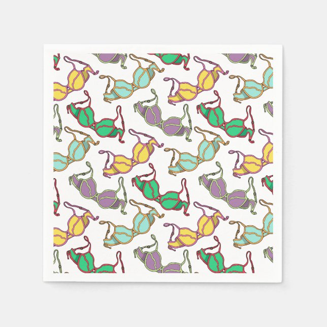 Guardanapo De Papel Padrão Bra Multicolor (Frente)