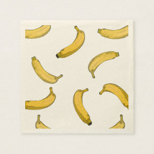Guardanapo De Papel padrão da banana