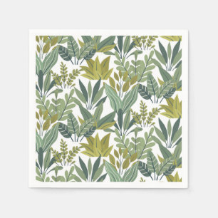 Guardanapo De Papel Padrão das plantas