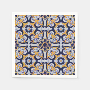 Guardanapo De Papel Padrão de azulejo português