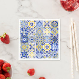 Guardanapo De Papel Padrão de Azulejos Portugueses 