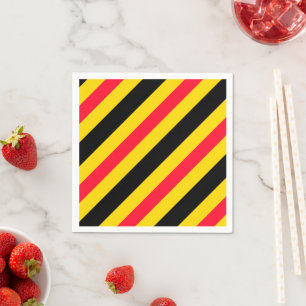 Guardanapo De Papel Padrão de bandeira da Bélgica