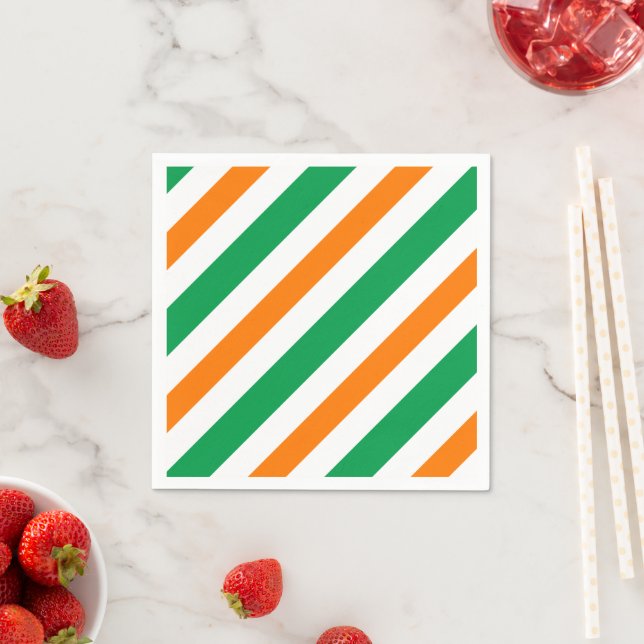Guardanapo De Papel Padrão de bandeira da Irlanda (Insitu)