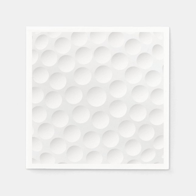 Guardanapo De Papel Padrão de Bola de Golf (Frente)