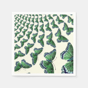 Guardanapo De Papel Padrão de Borboleta Vintage Perfeito para Decoupa