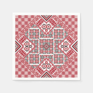 Guardanapo De Papel Padrão de bordados palestino 2