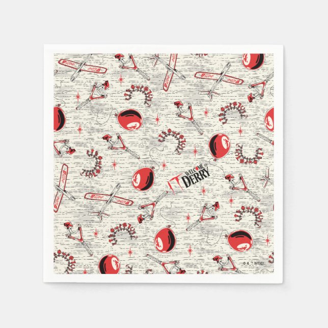 Guardanapo De Papel Padrão de brinquedos para crianças de TI (Frente)