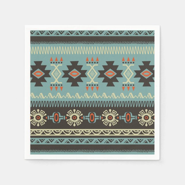 Guardanapo De Papel Padrão de Cobertura Nativo (Frente)