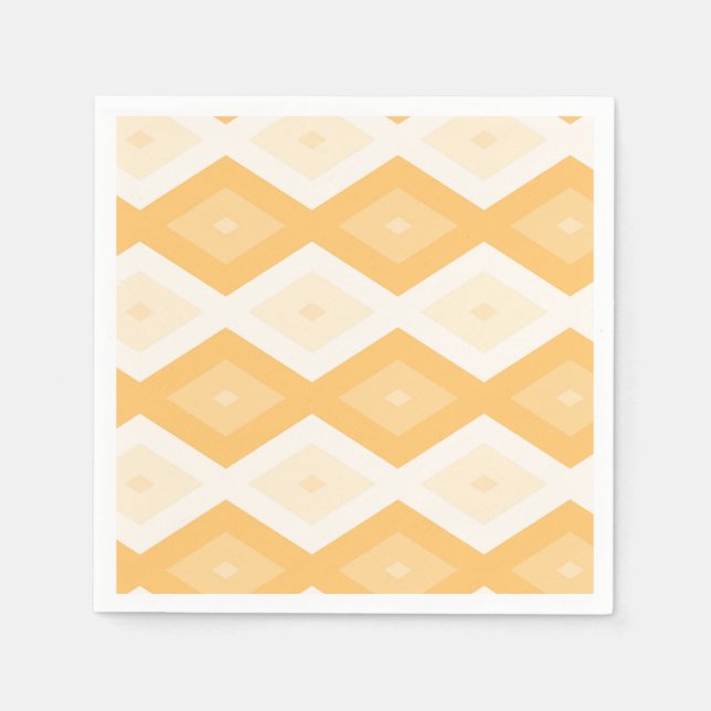 Guardanapo De Papel Padrão de diamante amarelo (Frente)