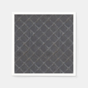 Guardanapo De Papel Padrão de diamante de ferro metálico