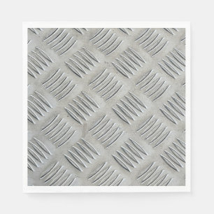 Guardanapo De Papel Padrão de Diamante de Textura de Alumínio