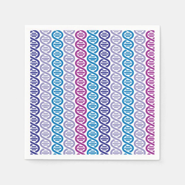 Guardanapo De Papel Padrão de DNA (Frente)