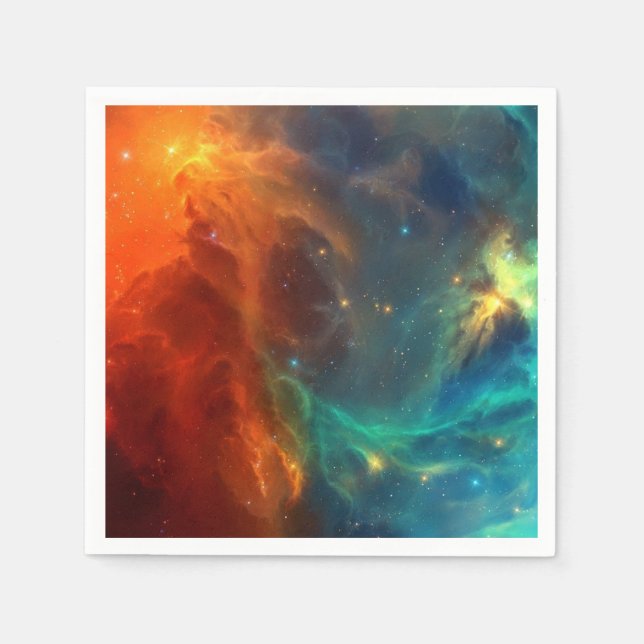 Guardanapo De Papel Padrão de espaço (Frente)