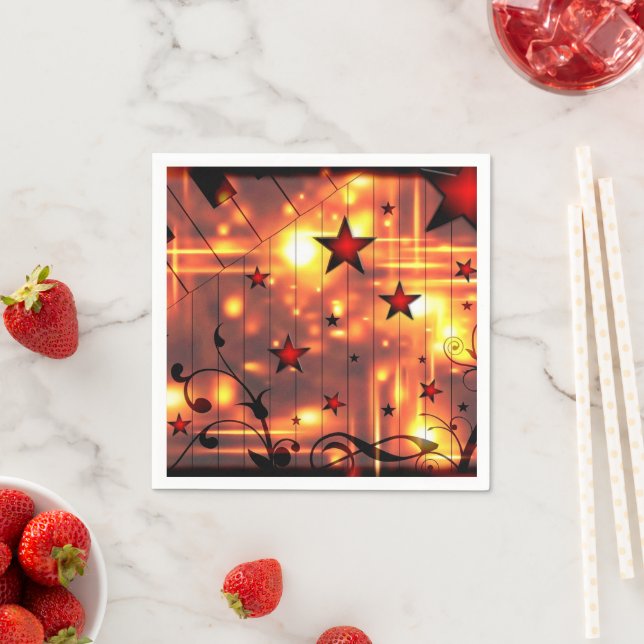 Guardanapo De Papel Padrão de estrela (Insitu)