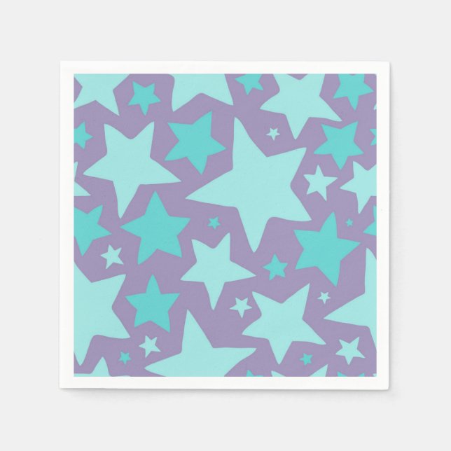 Guardanapo De Papel Padrão de estrelas (Frente)