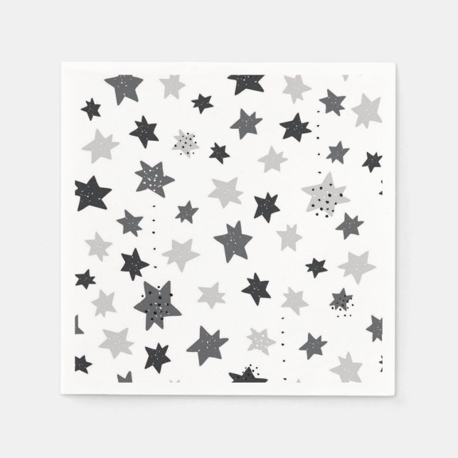 Guardanapo De Papel Padrão de estrelas (Frente)