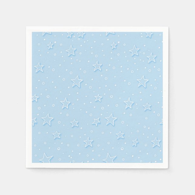 Guardanapo De Papel Padrão de estrelas (Frente)