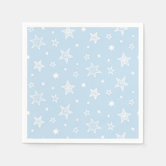 Guardanapo De Papel Padrão de estrelas (Frente)