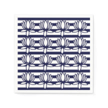 Padrão de Faixa Floral do Flor do Lotus