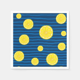 Guardanapo De Papel Padrão de fatias de limão