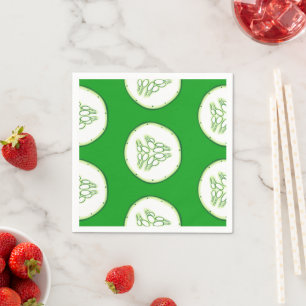 Guardanapo De Papel Padrão de fatias de pepino