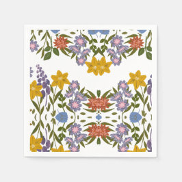 Guardanapo De Papel Padrão de Flores