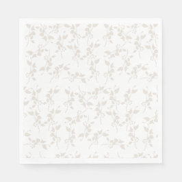 Guardanapo De Papel Padrão De Folha Decorativa De Suíno Botânico
