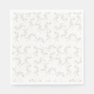 Guardanapo De Papel Padrão De Folha Decorativa De Suíno Botânico