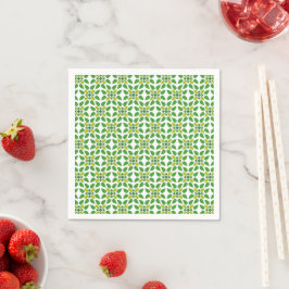 Guardanapo De Papel Padrão de Folhas, Padrão de Folhagens, Folhas Verd